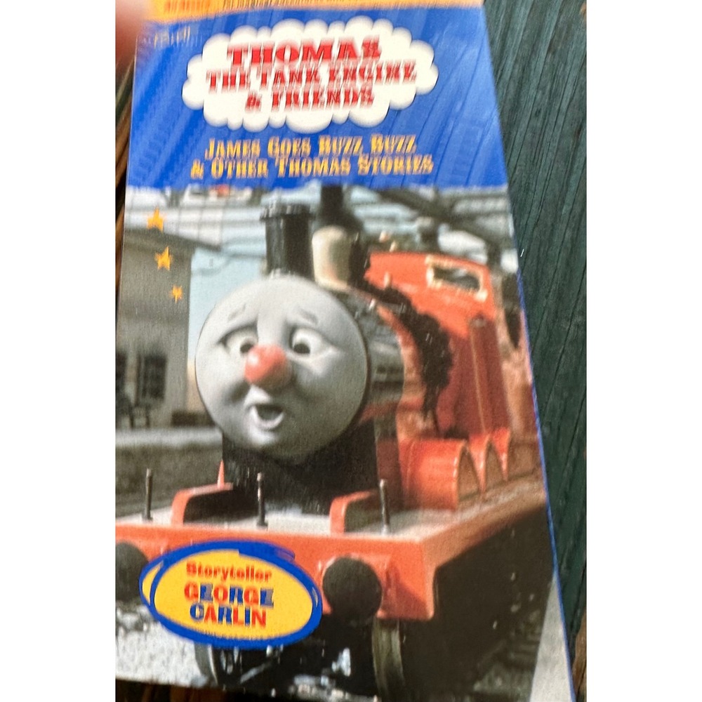 Thomas & Friends James Goes Buzz Buzz VHS George Carlin Narrator 1993 Anchor Bay